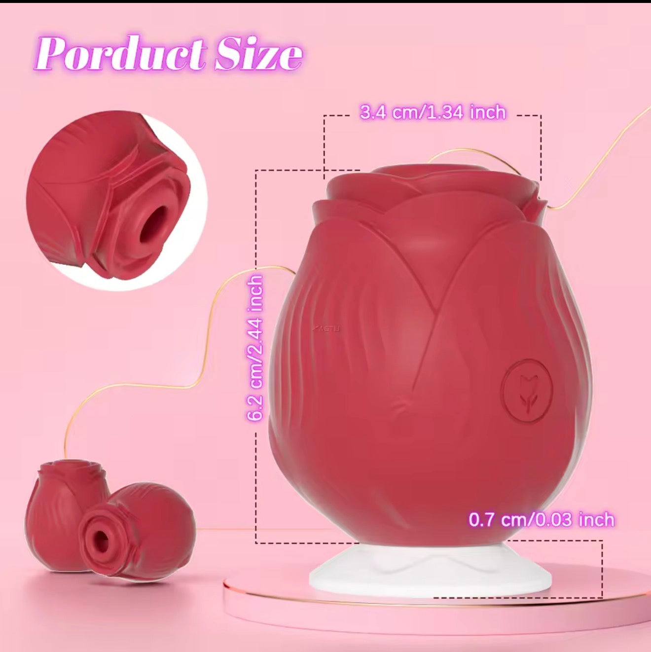 ROSE VACUUM STIMULATOR