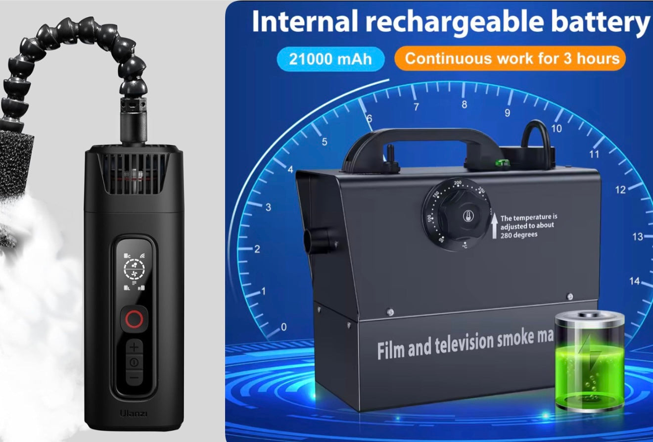 Rechargeable Smoke and Fog Machines